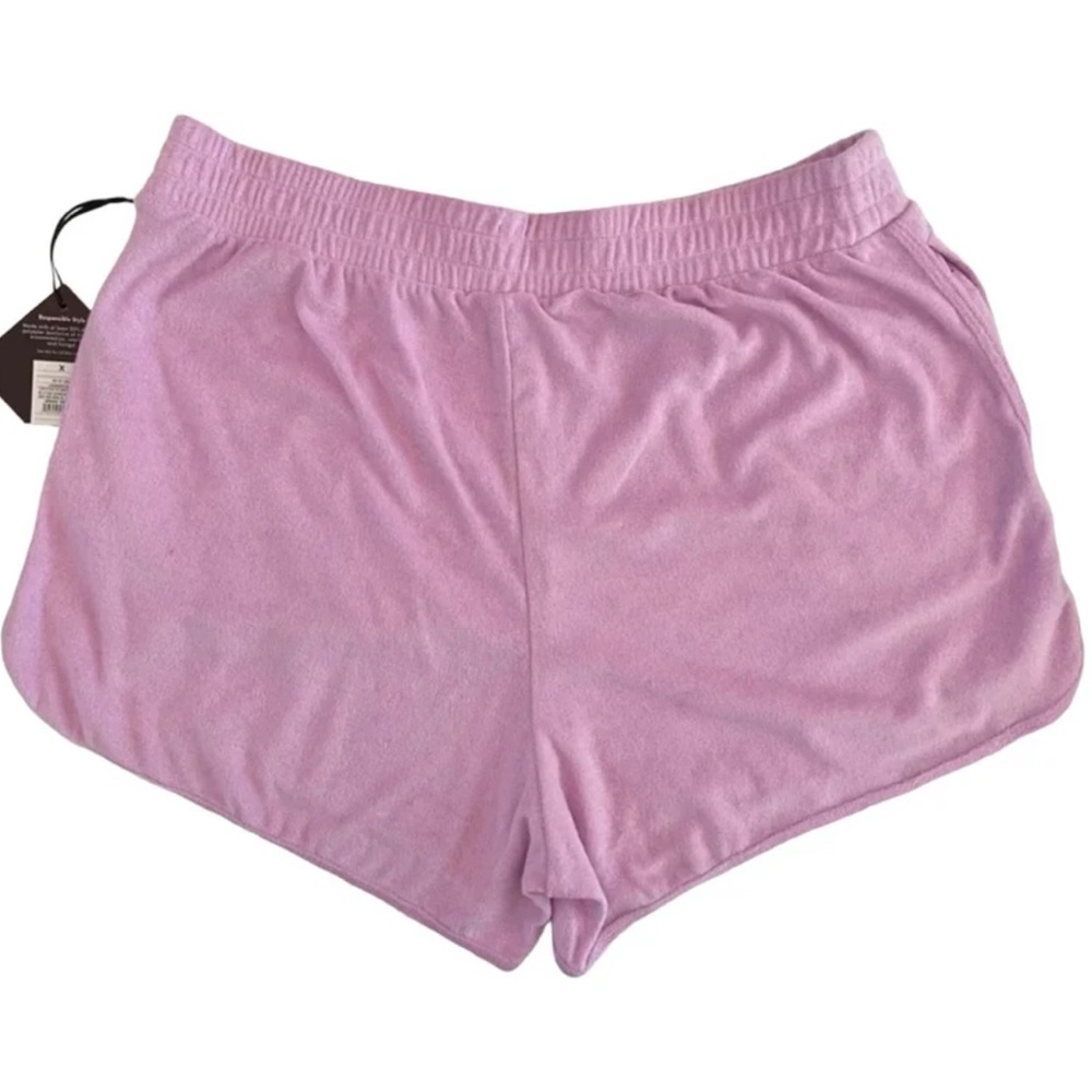 AVA & VIV Woman’s Plus Size Lavender Terrycloth Shorts size X (14W/16W) - Picture 2 of 5